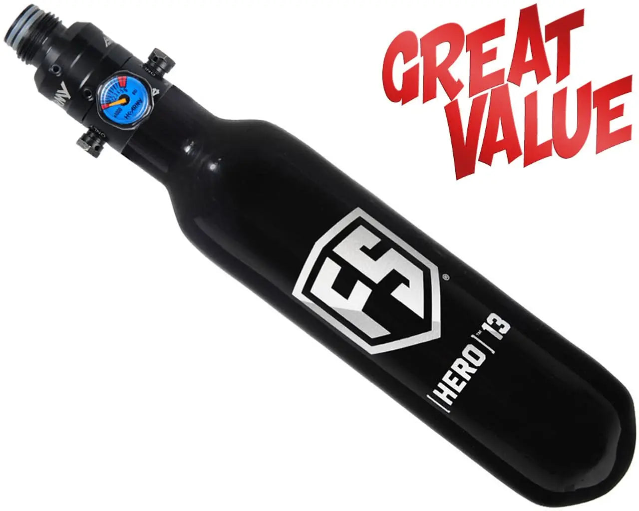 First Strike Hero 2 Carbon Fiber Air Tank - Half Pint 13/4500 - Choose Your Regulator! ans