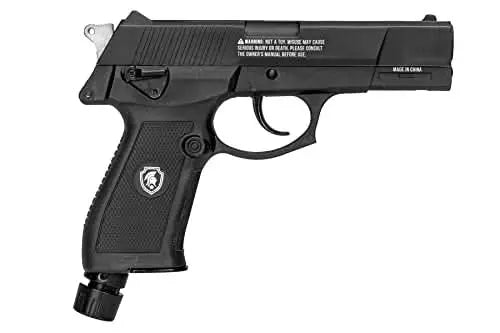 Lancer Tactical Scorpion 0.5 Caliber Non-Blowback Air Pistol - Less Lethal, Ideal for Home and Personal Defense, Police-Grade Pepper Projectile Gun-(Black Package) - Titan Tactical