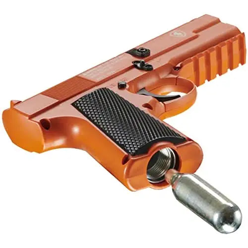 Lancer Self Defense Hornet 0.43 Cal Home Defense Launcher All in One Package-Less Lethal for Personal Defense (Color: Orange/Black) - Titan Tactical