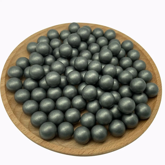 50 x 43 Caliber Aluminum Balls for Self Defense and Target Practice, Solid Hard .43 Cal Ammo Projectiles Paintball Fit for T4E Walther PPQ/ TPM1 and Glock17/G17 Gen 5(BLK) - Titan Tactical