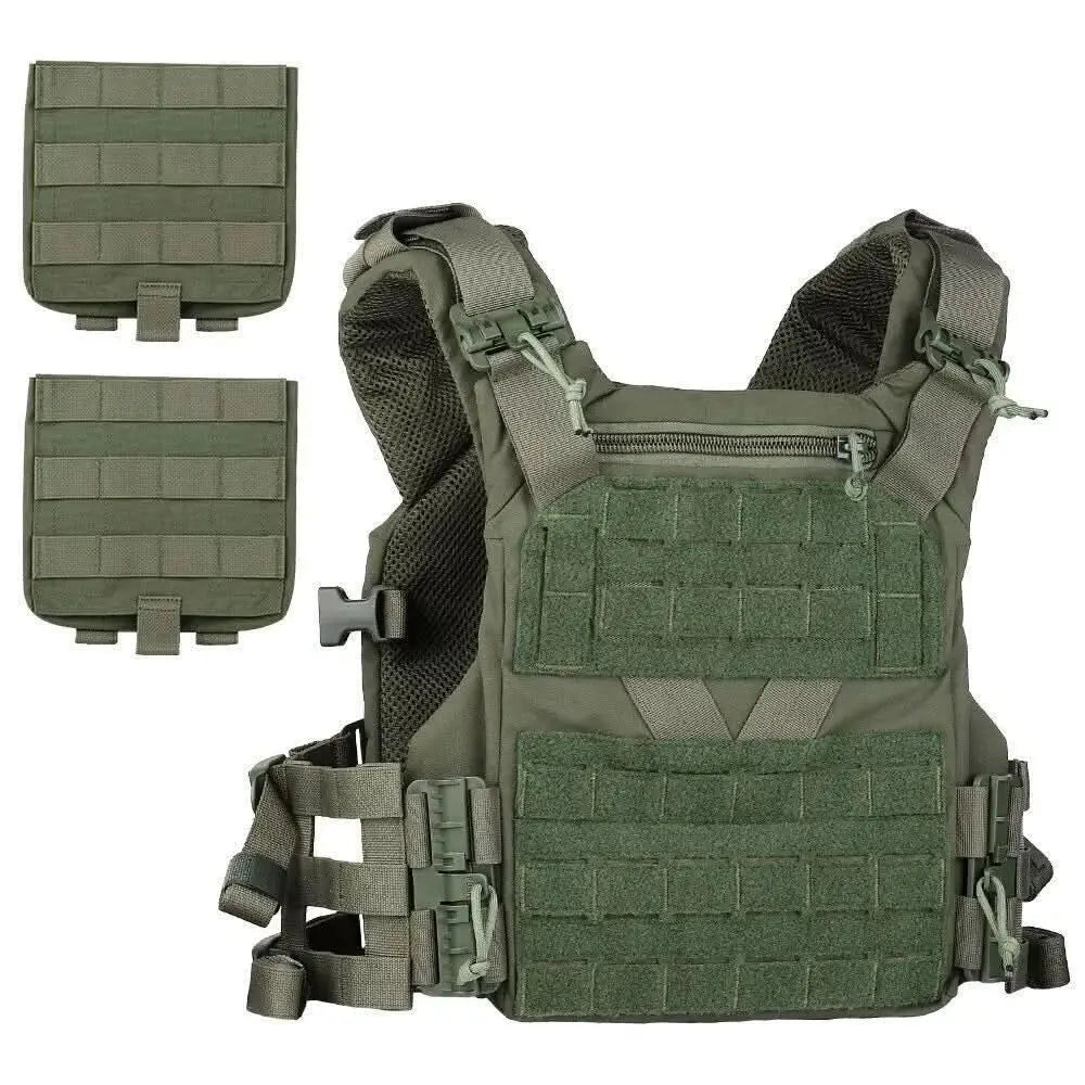 Tactical Vest K19 Plate Carrier MOLLE Quick Release System Fast Adjust Hunting - Titan Tactical