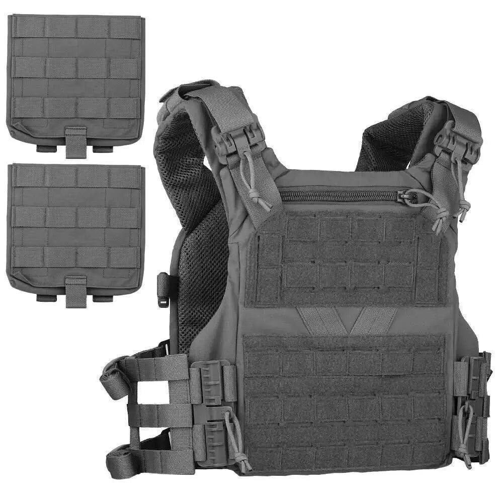 Tactical Vest K19 Plate Carrier MOLLE Quick Release System Fast Adjust Hunting - Titan Tactical