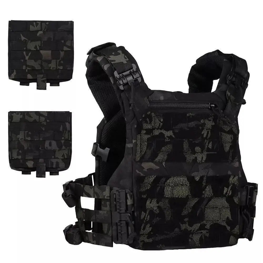 Tactical Vest K19 Plate Carrier MOLLE Quick Release System Fast Adjust Hunting - Titan Tactical