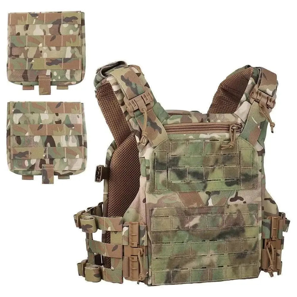 Tactical Vest K19 Plate Carrier MOLLE Quick Release System Fast Adjust Hunting - Titan Tactical